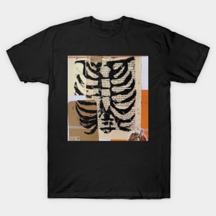 Vintage ribcage print T-Shirt